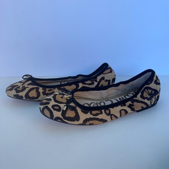 SAM EDELMAN Felicia Leopard Print Flat Size 7M - Picture 4 of 8